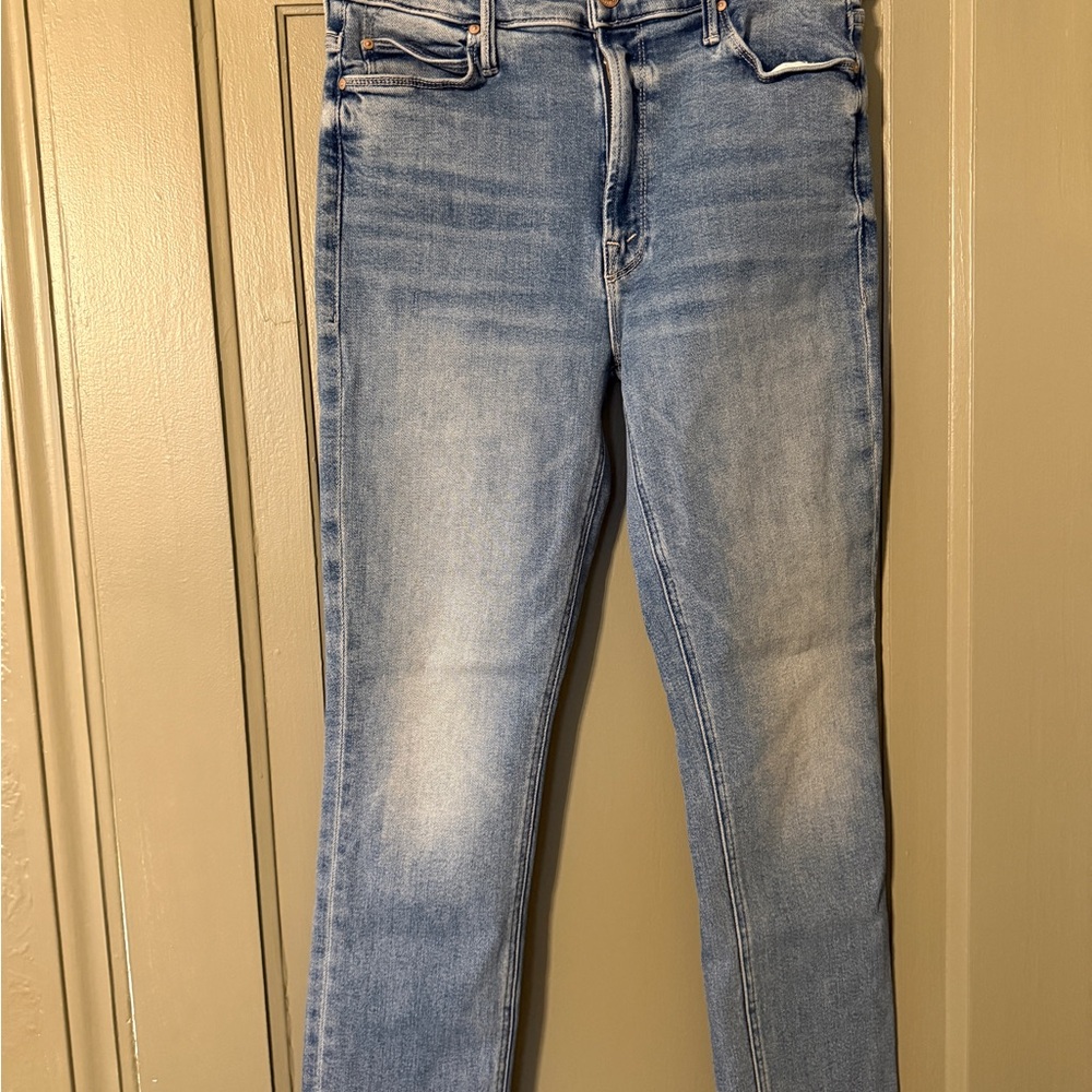 MOTHER Light Blue Skinny Jeans
